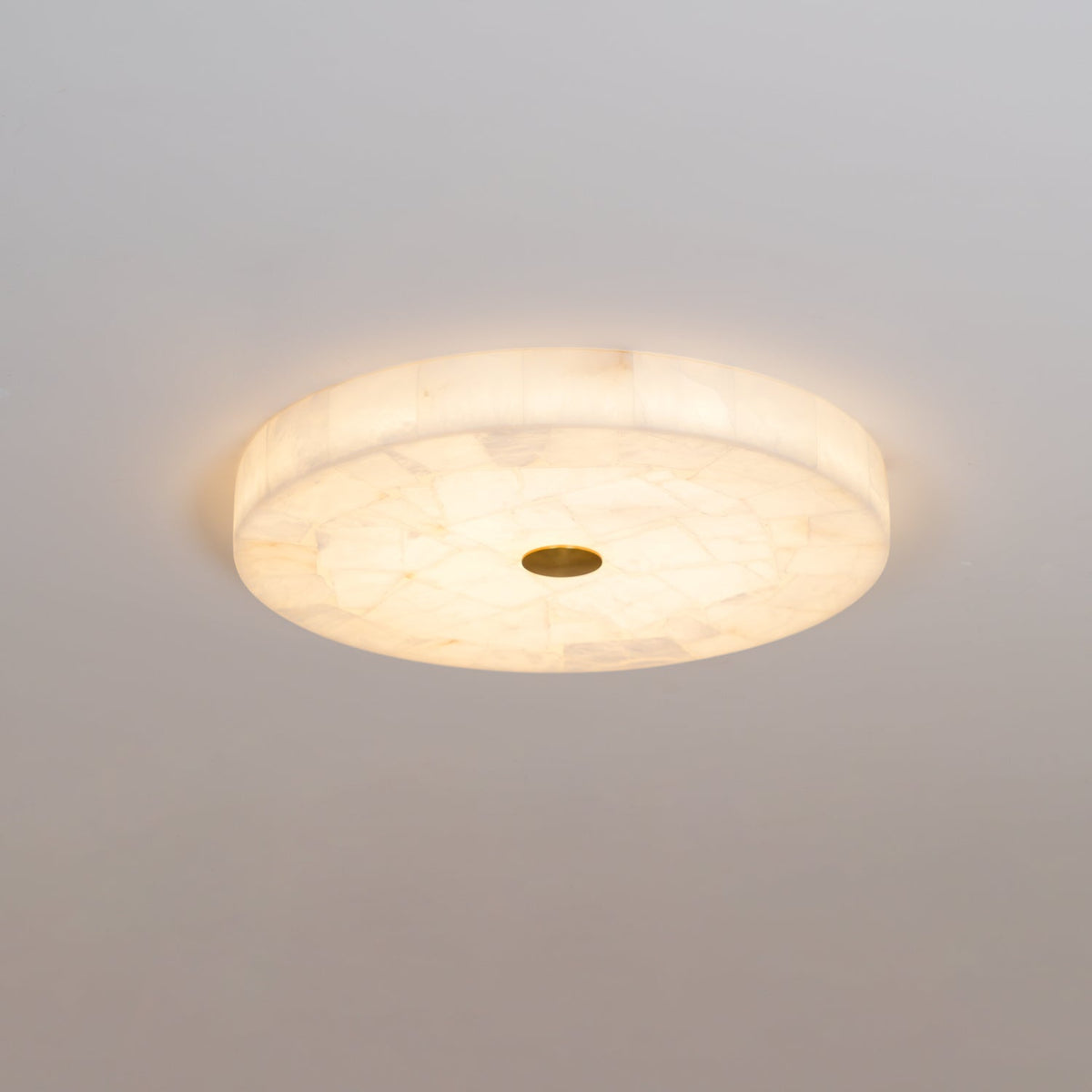 Elara Haus Circular Pieced Stone Ceiling Lamp