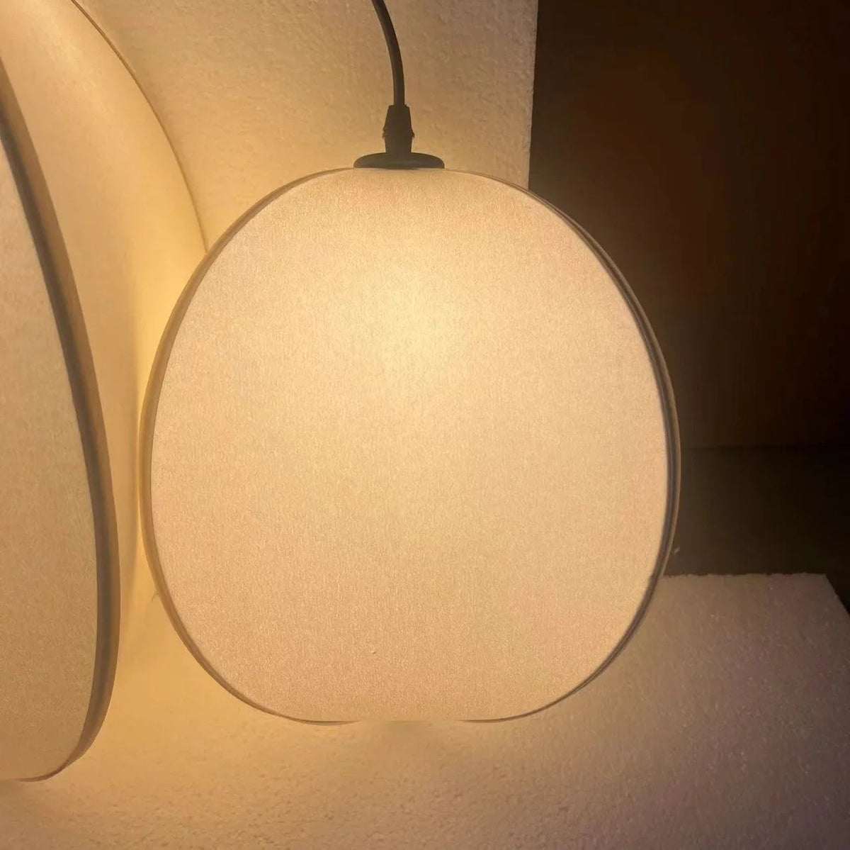 Elara Haus Panel Globe Pendant Lamp with Hanging Cord