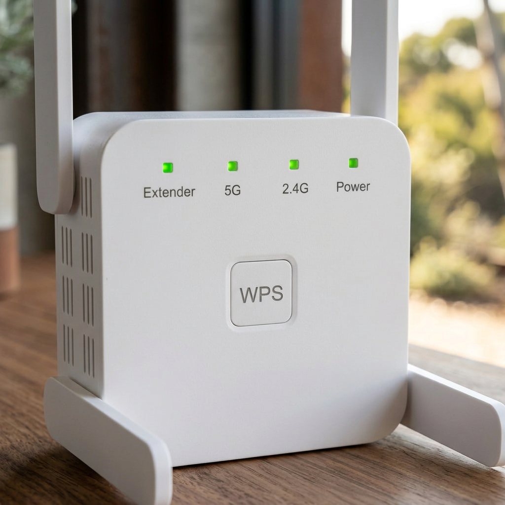 Dual-Band WiFi Extender with WPS