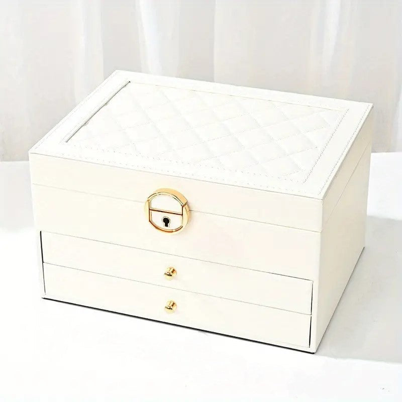 Multilayer Leather Jewellery Box | Organised and Stylish Storage 1