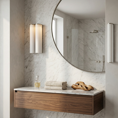 Elara Haus Arched Glass Tube Sconce