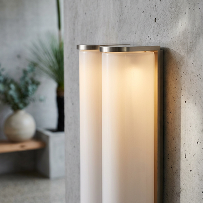 Elara Haus Arched Glass Tube Sconce