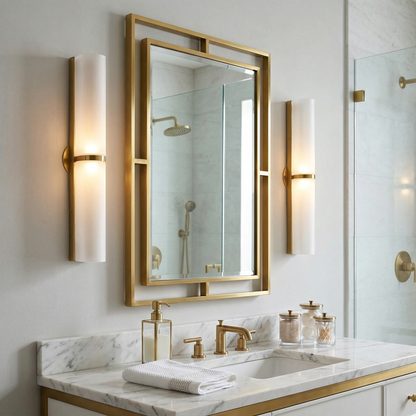 Elara Haus Arched Glass Tube Sconce