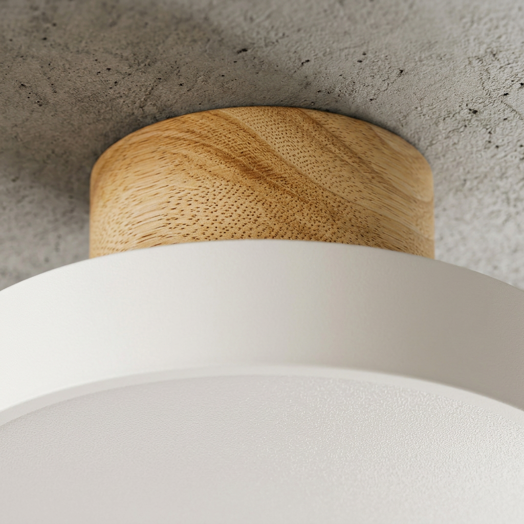 Elara Haus Circular Drum Semi Flush Ceiling Light