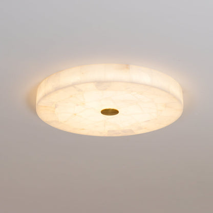Round Mosaic Alabaster Ceiling Lamp 10