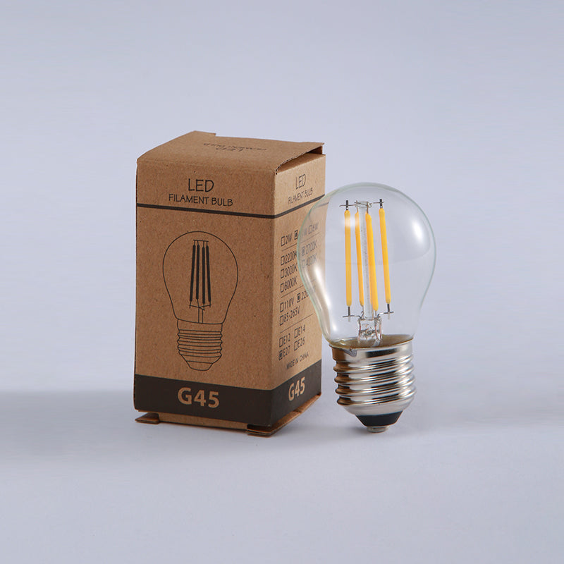 Elara Haus Clear Glass E27 A60 LED Filament Lamp