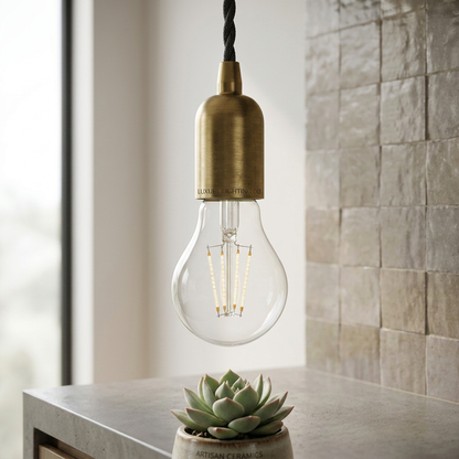 Elara Haus Clear Glass E27 A60 LED Filament Lamp