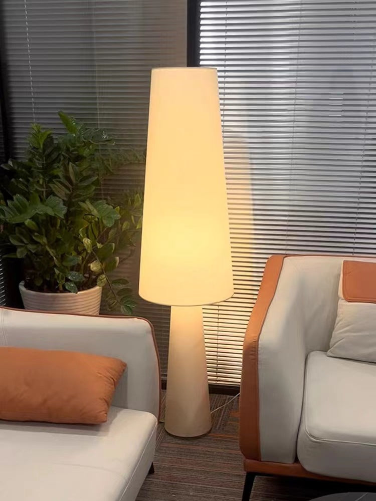 Elara Haus Conical Base Table Lamp with Fabric Shade