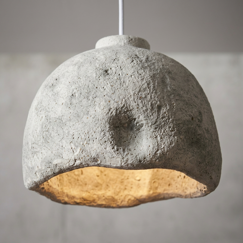 Elara Haus Dome Pendant Lamp with Top Collar Base