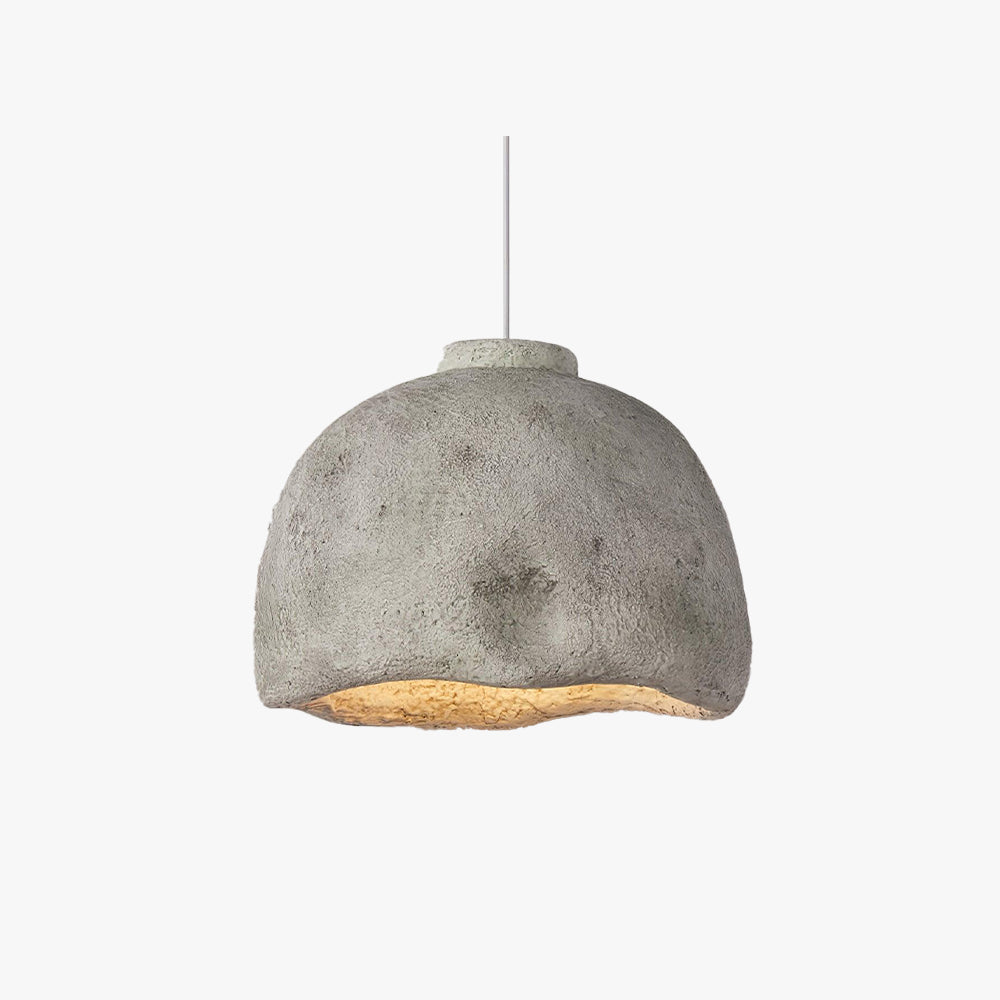 Elara Haus Dome Pendant Lamp with Top Collar Base