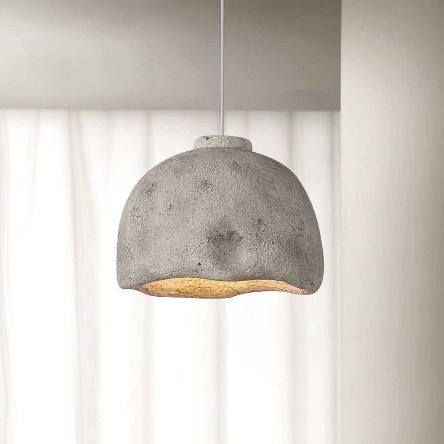 Elara Haus Dome Pendant Lamp with Top Collar Base