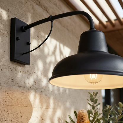 Elara Haus Downward-Facing Curved Arm Entryway Light