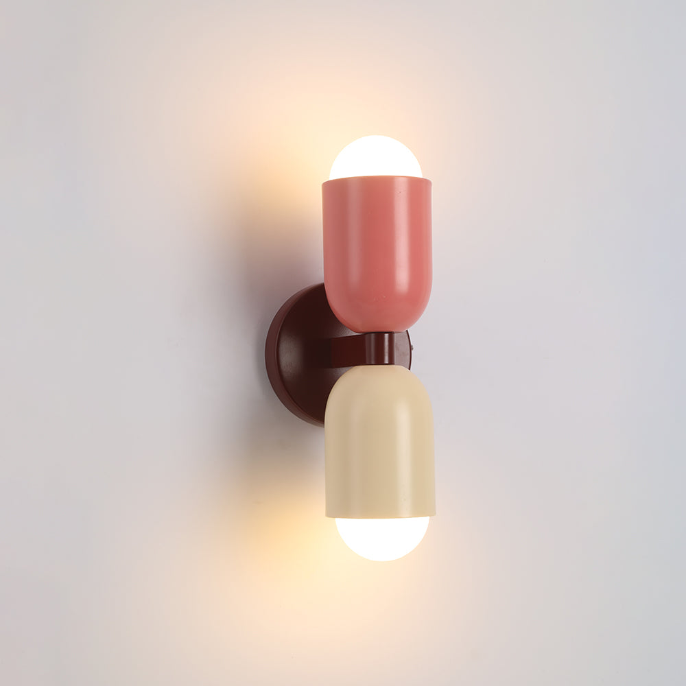 Elara Haus Dual-Light Capsule Wall Lamp