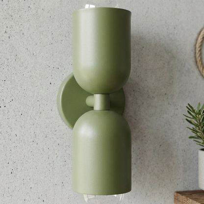 Elara Haus Dual-Light Capsule Wall Lamp