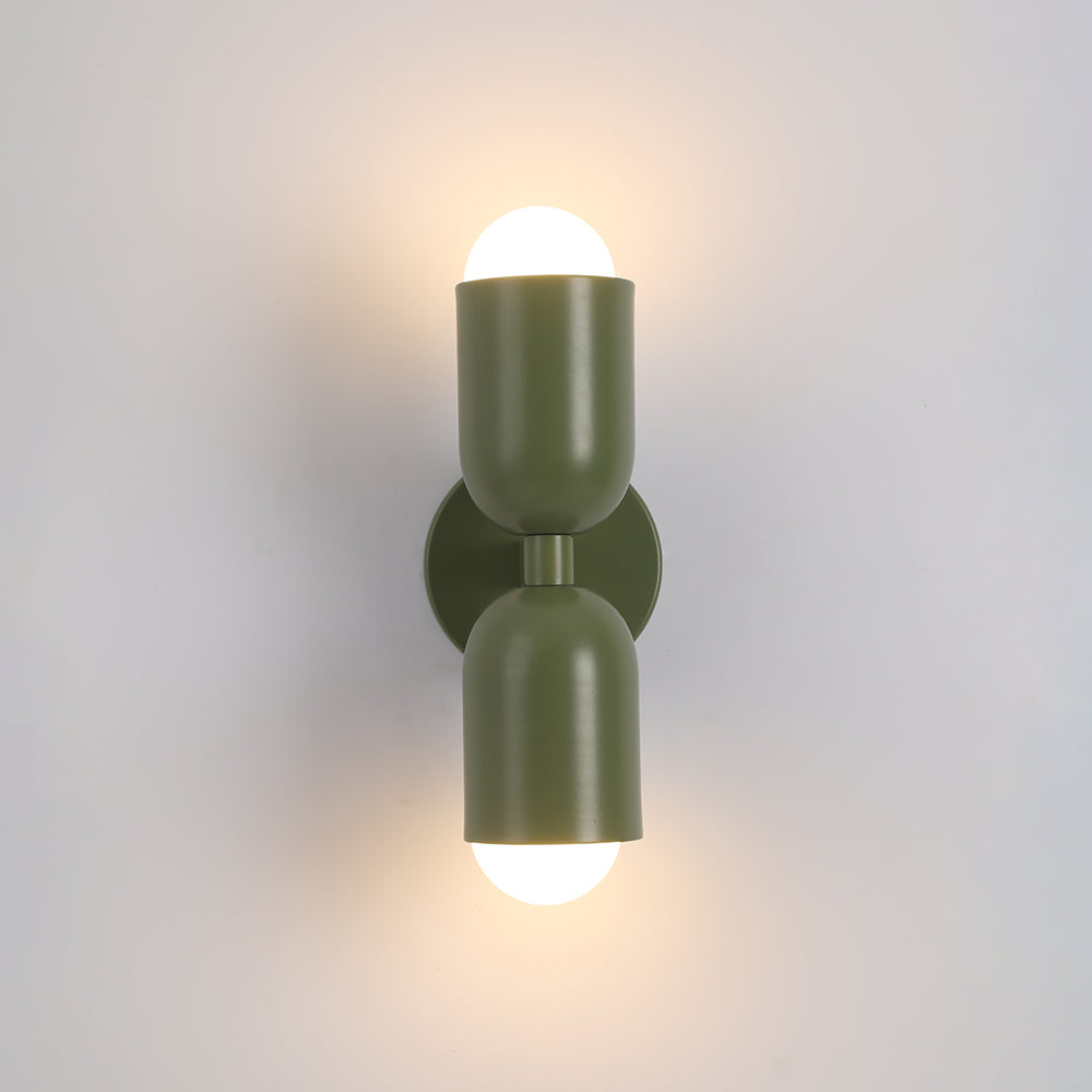 Colorful Double-Headed Wall Sconce – Modern Design 0