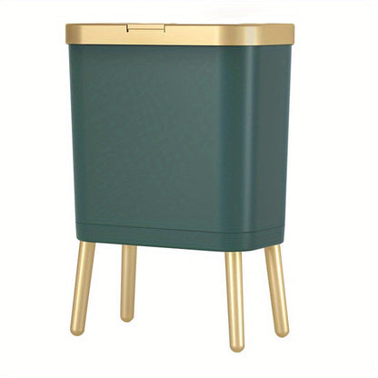 15L Modern Odour-Sealing Trash Can with Elevated Legs | Stylish Waste Bin for Kitchen, Living & Bathroom 7