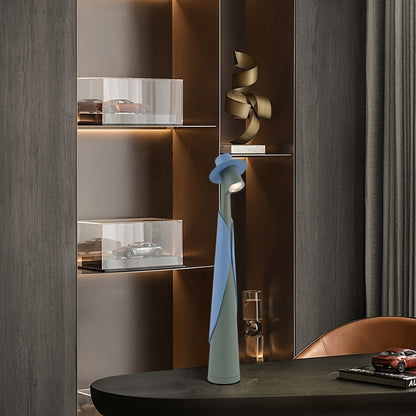 Elara Haus Figure Form Desk Lamp with Hat Light Head
