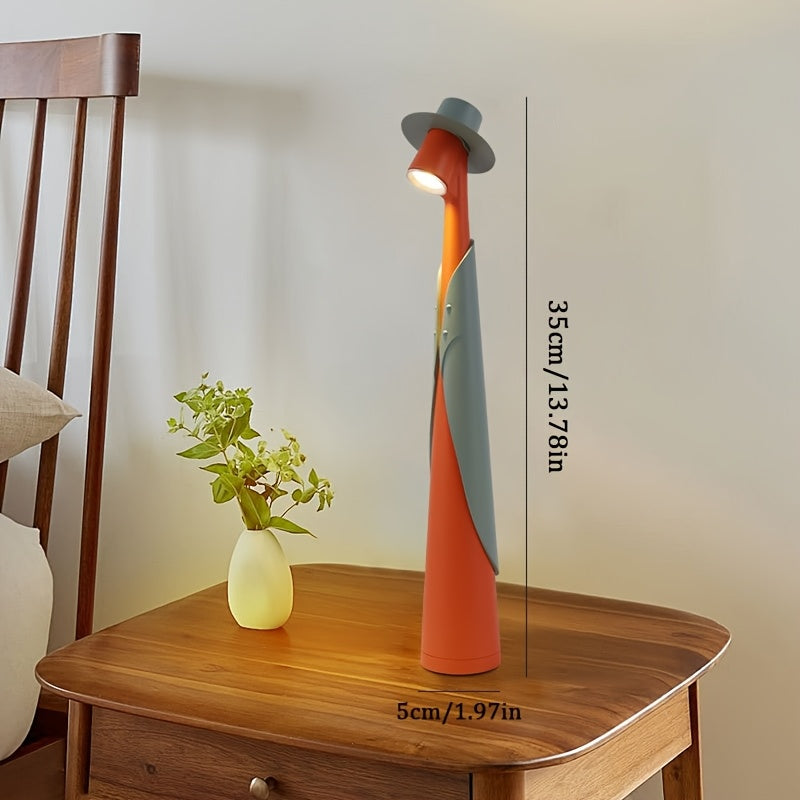 Elara Haus Figure Form Desk Lamp with Hat Light Head