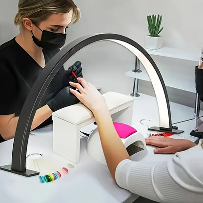 Elara Haus Half-Moon LED Task Light for Desk & Beauty