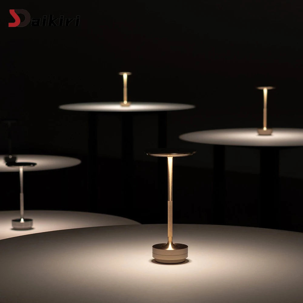 Elara Haus LED Table Lamp with Knurled Grip