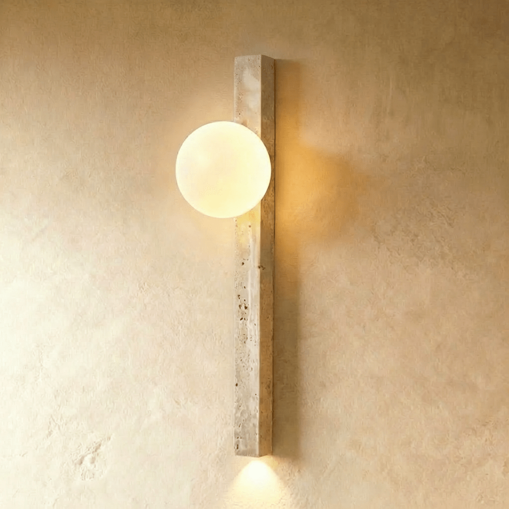 Olorva Travertine Wall Lamp 5