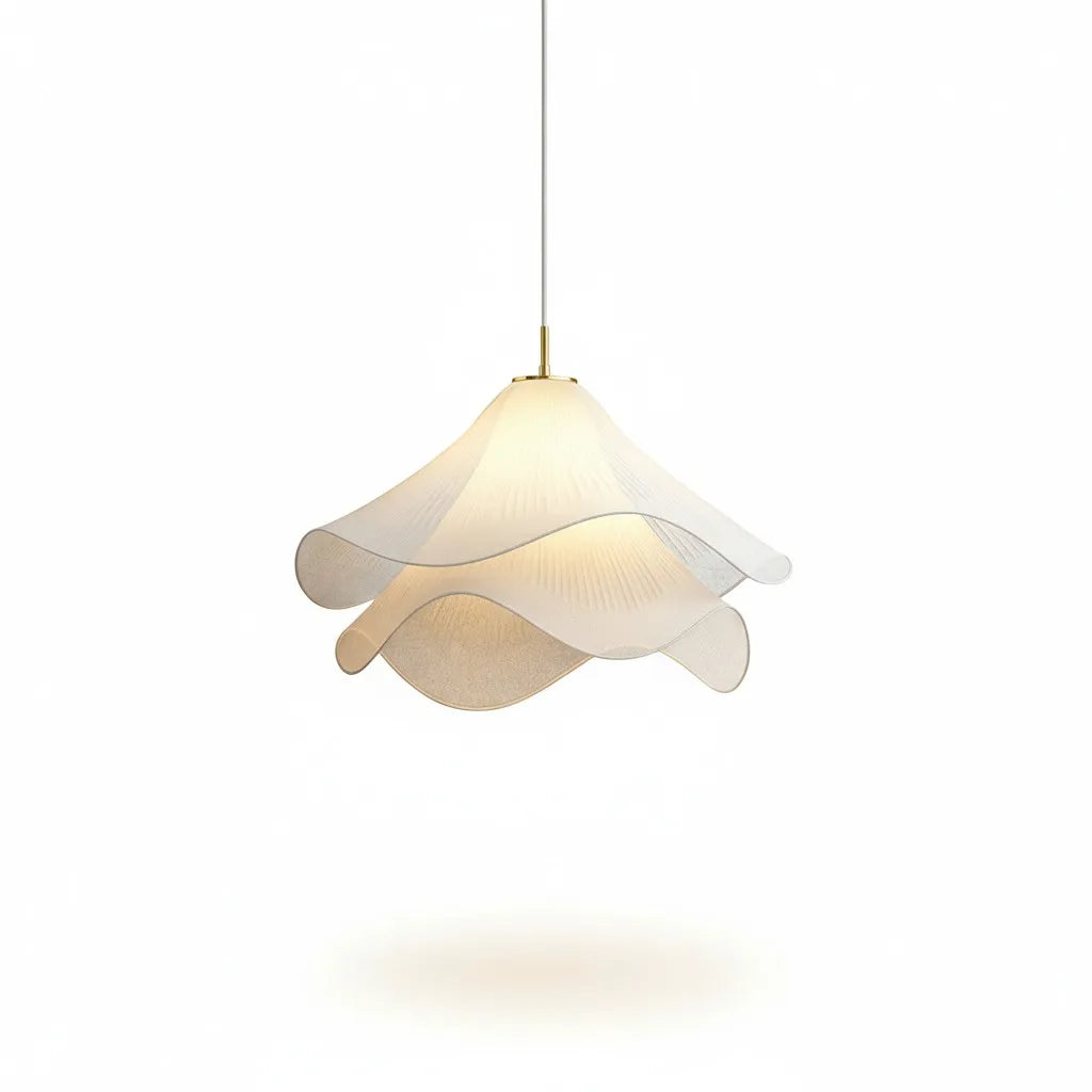 Elara Haus Pendant Light - Metal and Fabric Kitchen Pendant Lighting 40cm 50cm 60cm 0