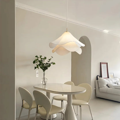 Elara Haus Pendant Light - Metal and Fabric Kitchen Pendant Lighting