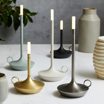 Elara Haus Portable Candlestick Table Lamp