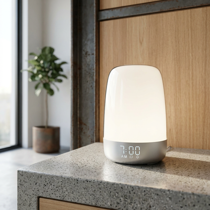 Elara Haus RGB Bedside Touch Lamp Alarm Clock