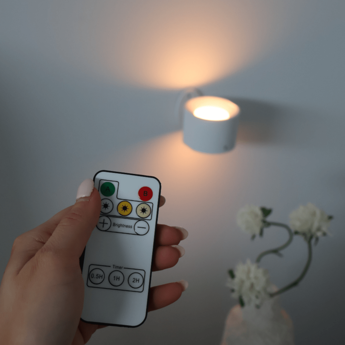 Elara Haus Rechargeable Magnetic Spotlight Sconce