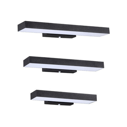 Elara Haus Rectangular Flat LED Outdoor Wall Sconce