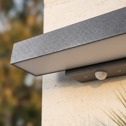 Elara Haus Rectangular Flat LED Outdoor Wall Sconce