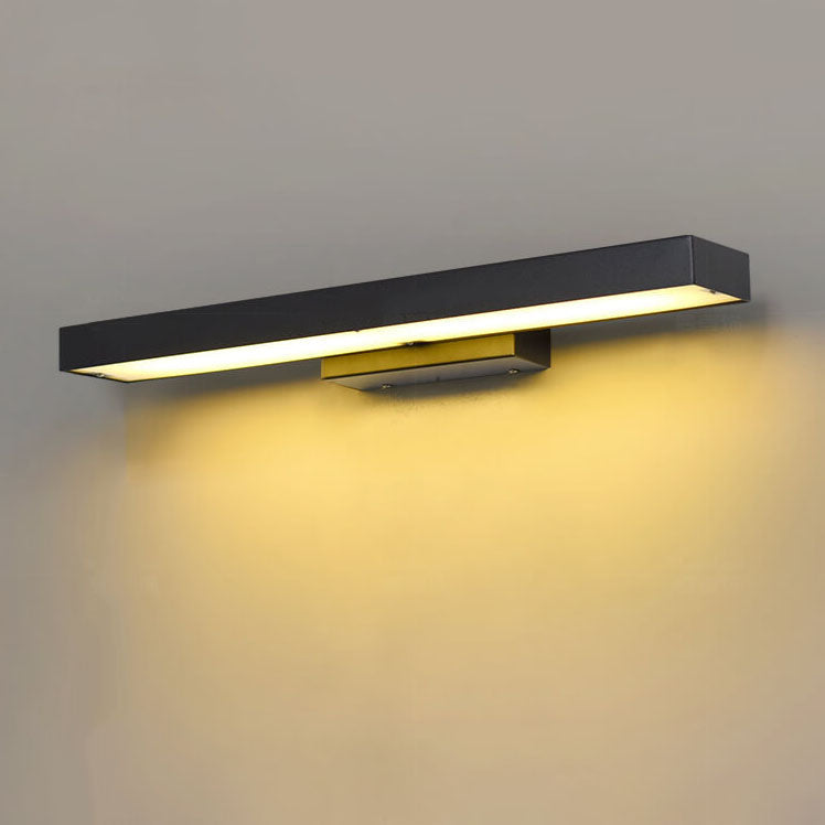 Elara Haus Rectangular Flat LED Outdoor Wall Sconce