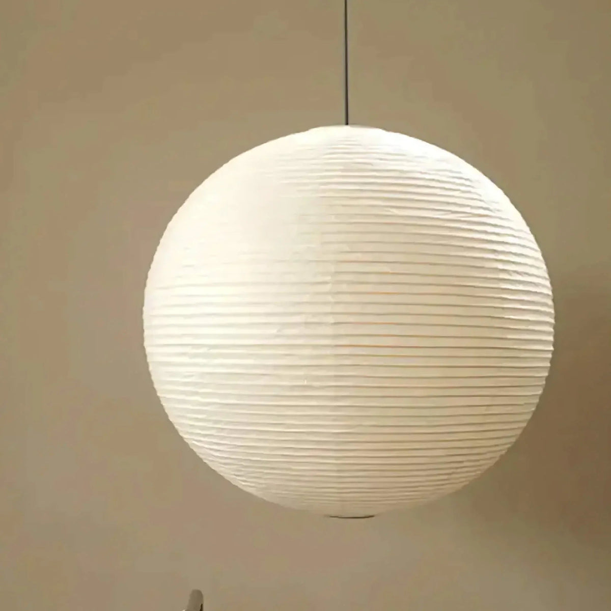ROUND PAPER LANTERN PENDANT | WHITE RICE PAPER | CL03215 0