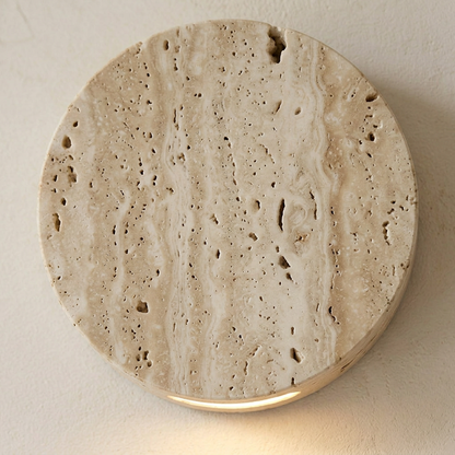 Elara Haus Round Floating Plate Wall Light with Concealed LED