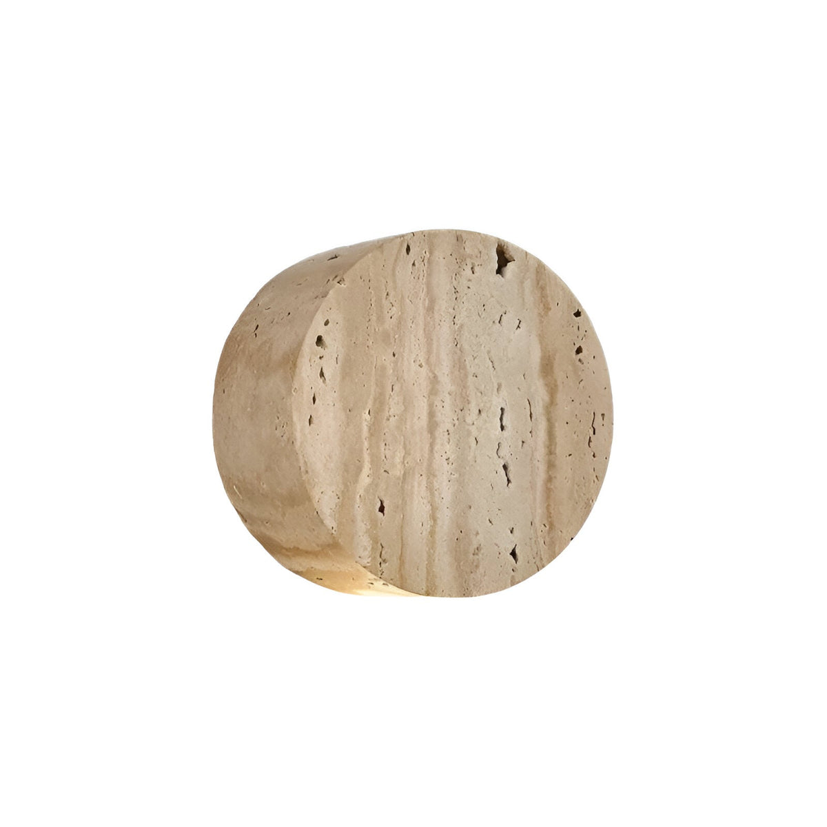 Japanese Wabi-Sabi Travertine Stone Wall Sconce LED 1-Light 0
