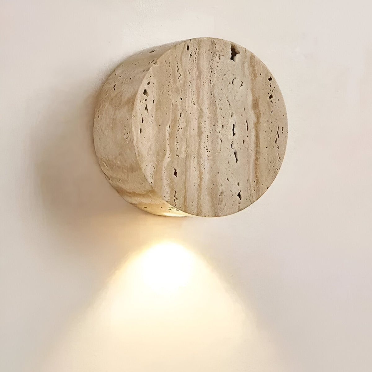 Elara Haus Round Floating Plate Wall Light with Concealed LED