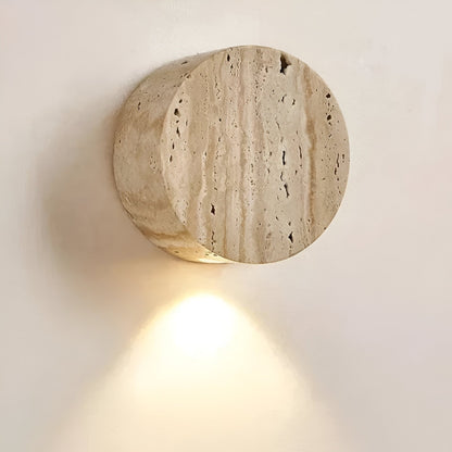 Elara Haus Round Floating Plate Wall Light with Concealed LED