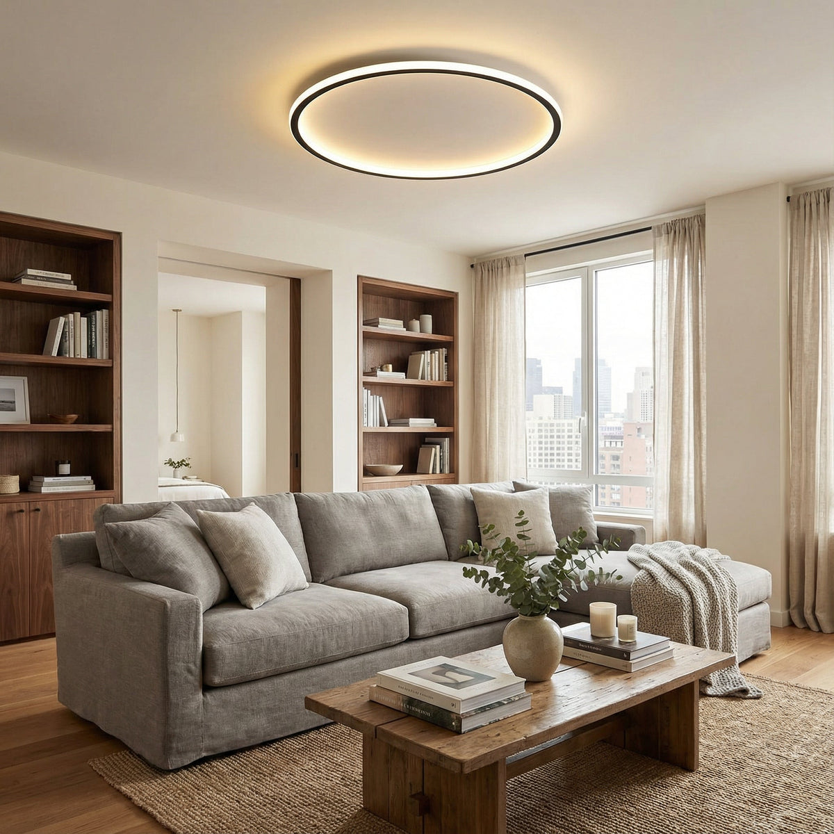 Elara Haus Round Halo LED Ceiling Light