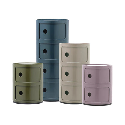 Elara Haus Round Stackable Organizer Side Table