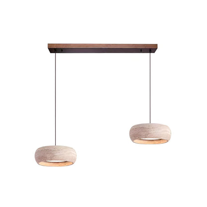 Elara Haus Rounded Shallow Drum Pendant Light