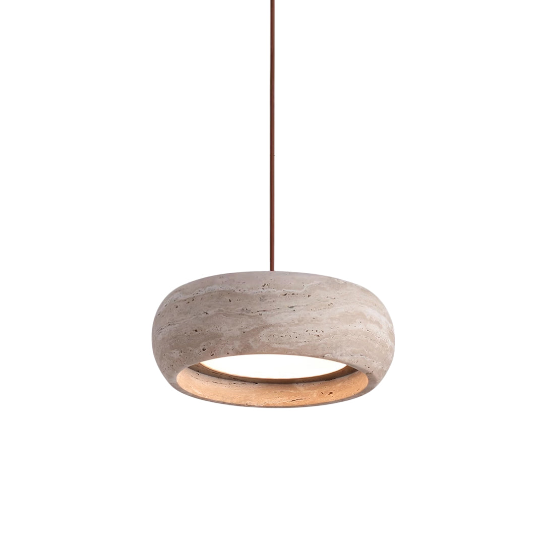 Elara Haus Rounded Shallow Drum Pendant Light