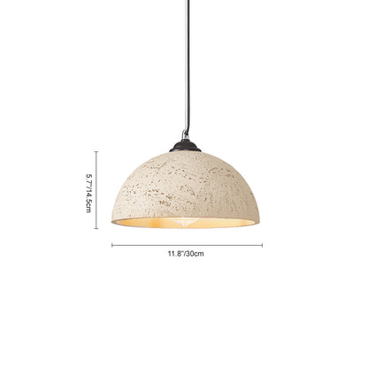 Elara Haus Single-Light Dome Ceiling Pendant