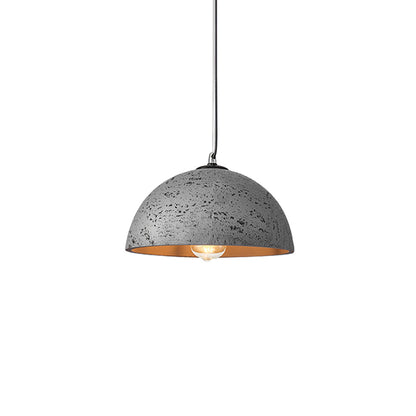 Wabi Sabi 1-Light Resin Dome Pendant For Kitchen Island 7
