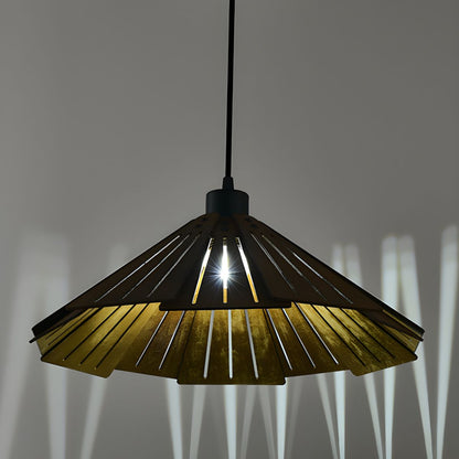Elara Haus Slotted Cone Pendant Light