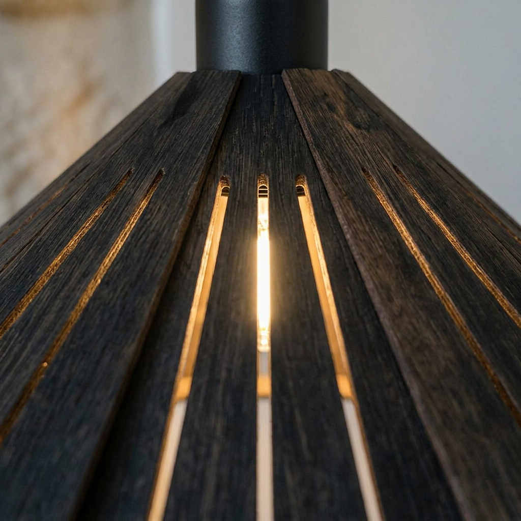 Elara Haus Slotted Cone Pendant Light