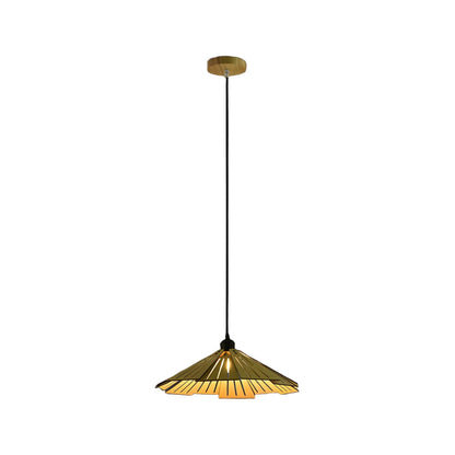 Elara Haus Slotted Cone Pendant Light
