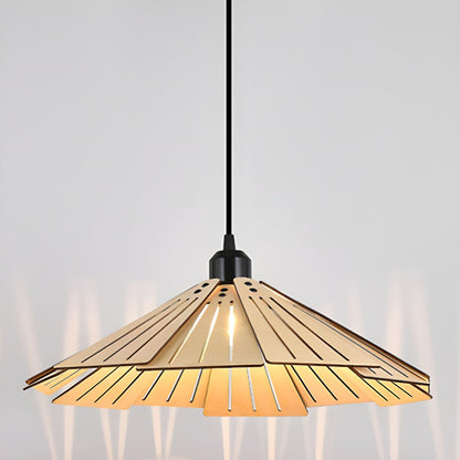 Elara Haus Slotted Cone Pendant Light