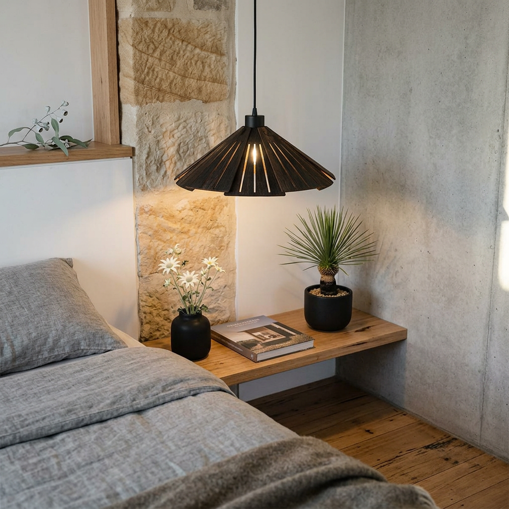 Elara Haus Slotted Cone Pendant Light
