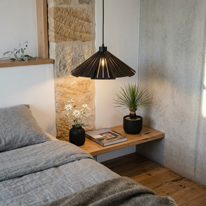 Elara Haus Slotted Cone Pendant Light
